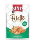Artikel mit dem Namen Rinti Filetto Jelly Huhn & Gemüse im Shop von zoo.de , dem Onlineshop für nachhaltiges Hundefutter und Katzenfutter.