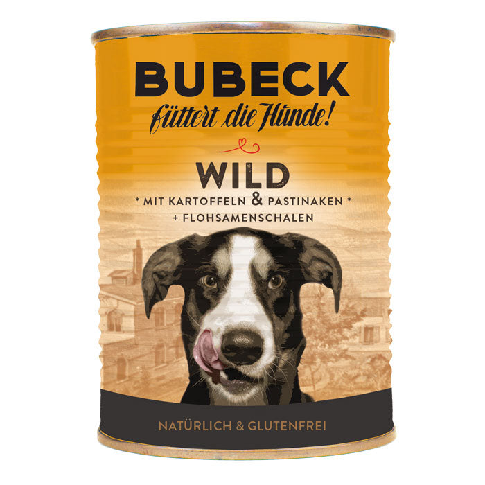 Artikel mit dem Namen Bubeck Wildfleisch im Shop von zoo.de , dem Onlineshop für nachhaltiges Hundefutter und Katzenfutter.