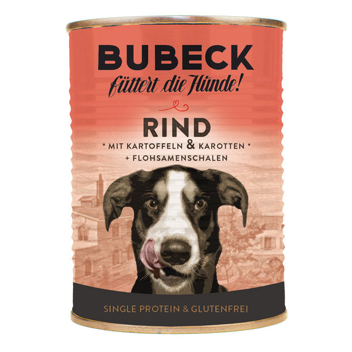 Artikel mit dem Namen Bubeck Rindfleisch im Shop von zoo.de , dem Onlineshop für nachhaltiges Hundefutter und Katzenfutter.