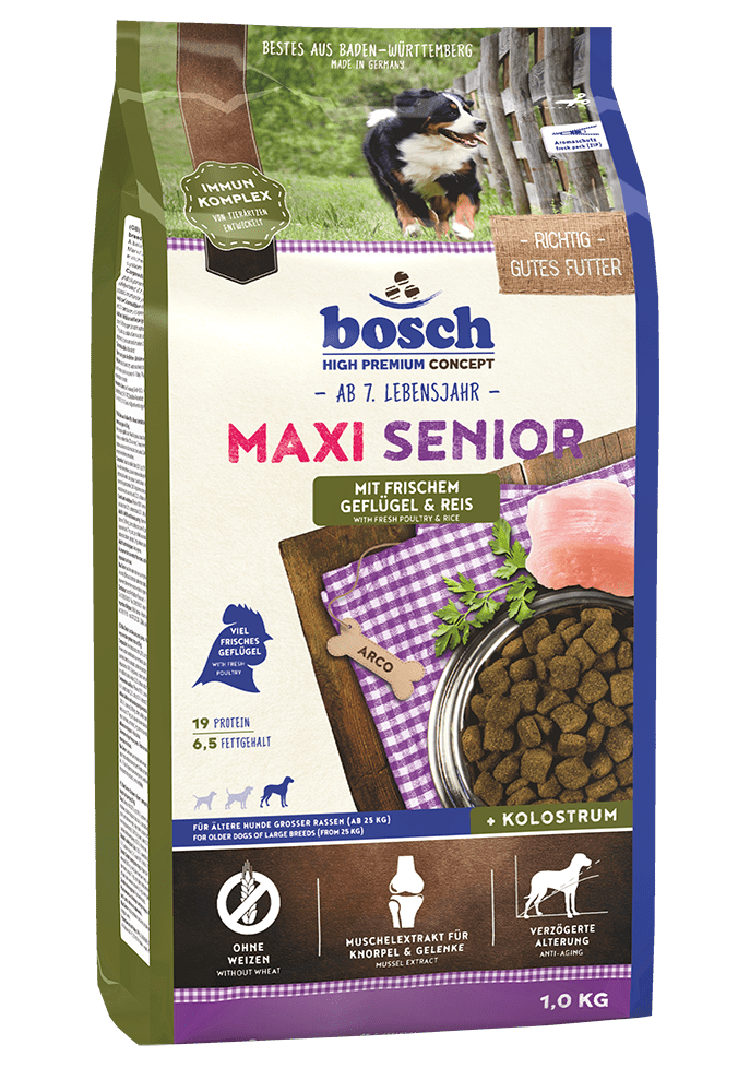 Bosch Maxi Senior Geflügel - zoo.de