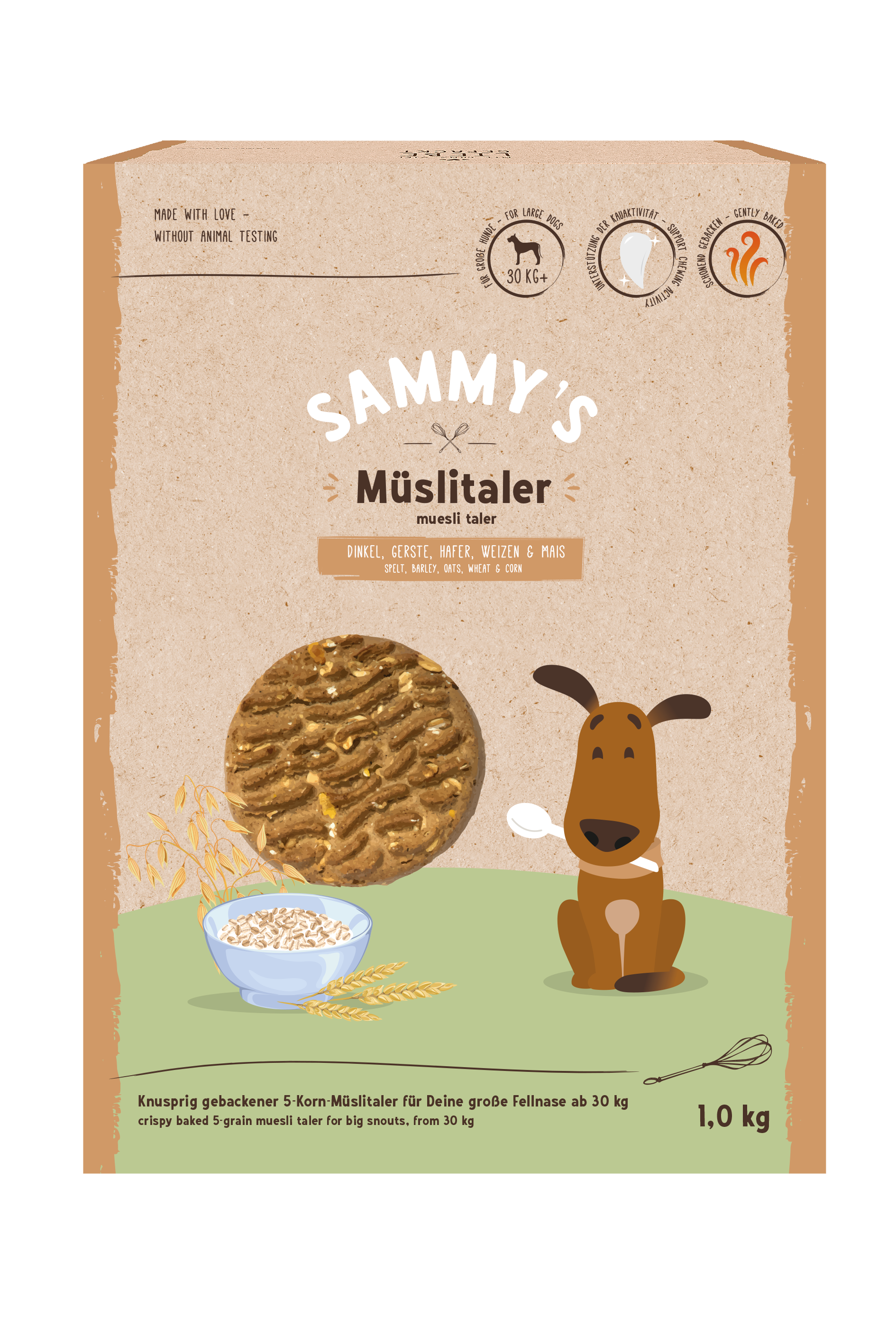 Artikel mit dem Namen Bosch Sammy&#39;s Müslitaler Hundesnack im Shop von zoo.de , dem Onlineshop für nachhaltiges Hundefutter und Katzenfutter.