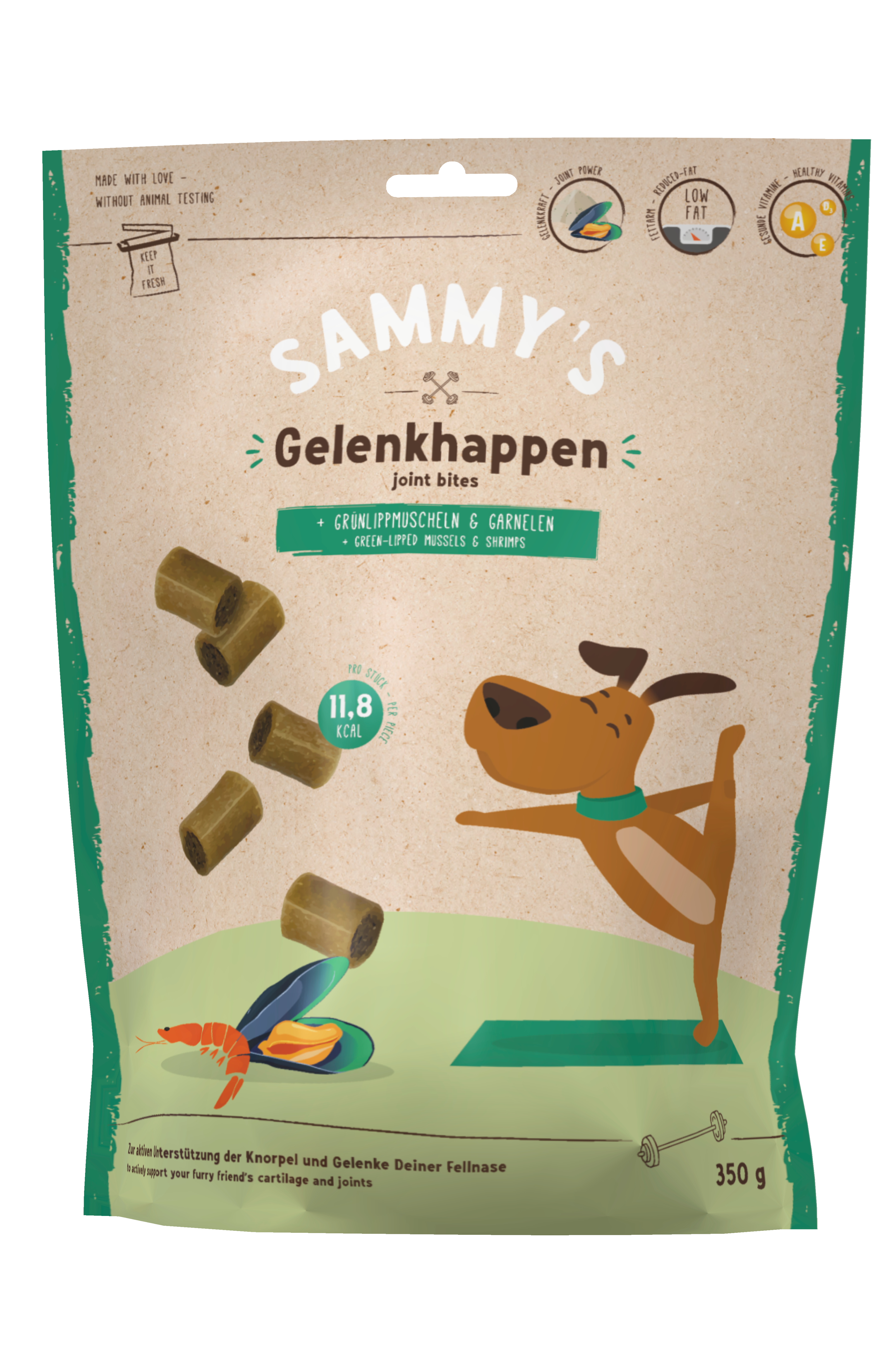 Artikel mit dem Namen Bosch Sammy&#39;s Gelenkhappen Hundesnack im Shop von zoo.de , dem Onlineshop für nachhaltiges Hundefutter und Katzenfutter.