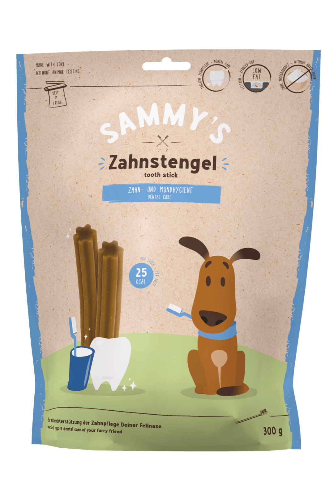 Artikel mit dem Namen Bosch Sammy's Zahnstengel Hundesnack im Shop von zoo.de , dem Onlineshop für nachhaltiges Hundefutter und Katzenfutter.