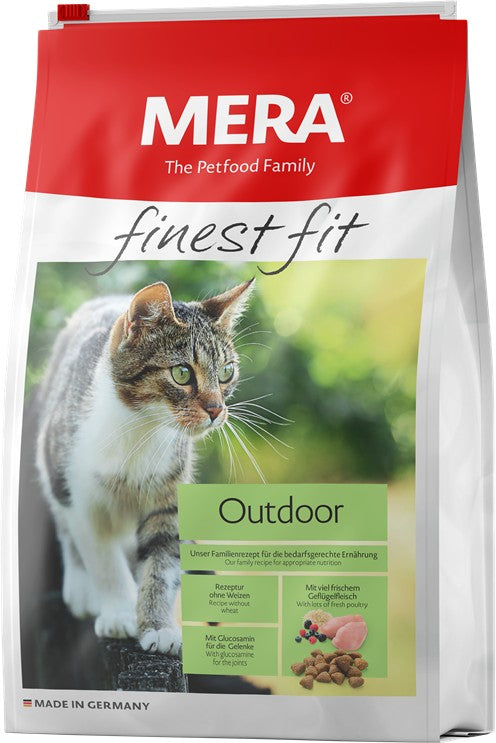 Artikel mit dem Namen MERA Cats finest fit Outdoor im Shop von zoo.de , dem Onlineshop für nachhaltiges Hundefutter und Katzenfutter.