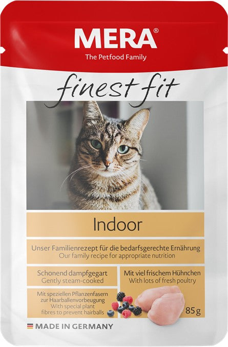Artikel mit dem Namen MeraCat finest fit Indoor im Shop von zoo.de , dem Onlineshop für nachhaltiges Hundefutter und Katzenfutter.