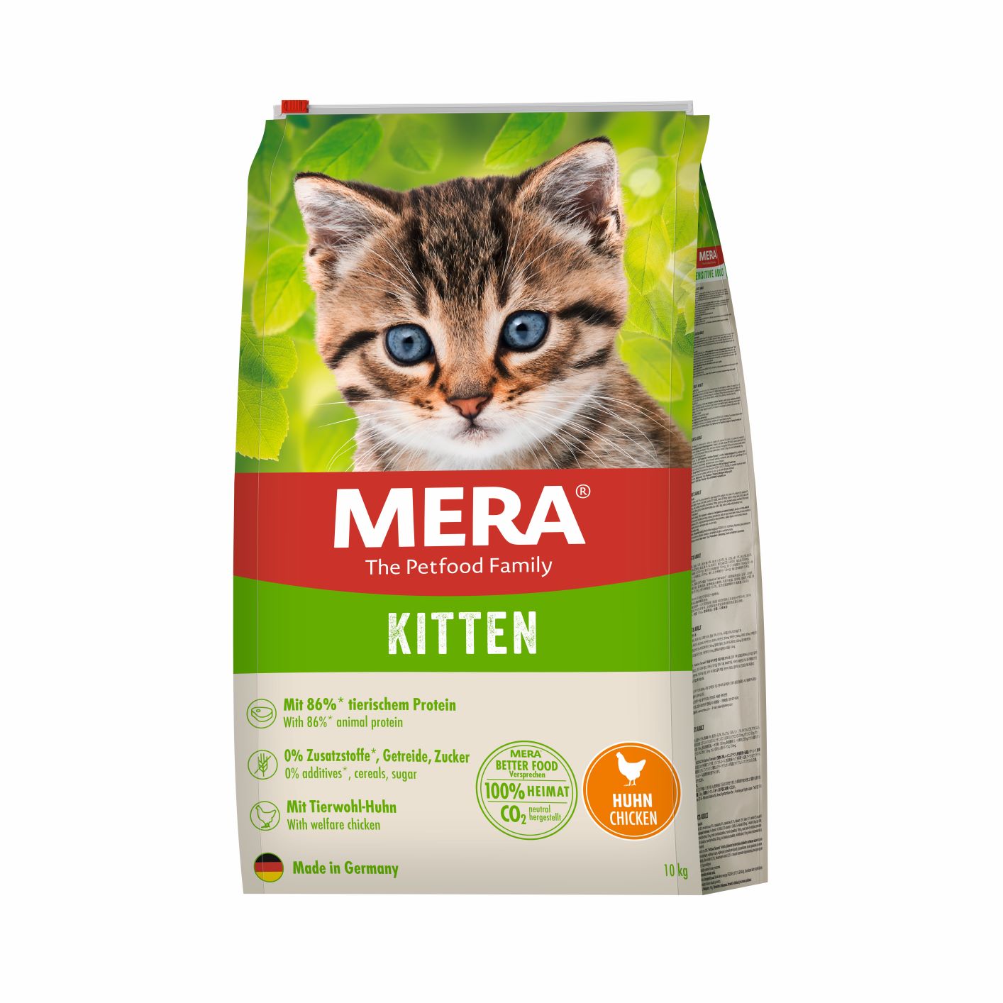 Artikel mit dem Namen Mera Cats Kitten Huhn im Shop von zoo.de , dem Onlineshop für nachhaltiges Hundefutter und Katzenfutter.