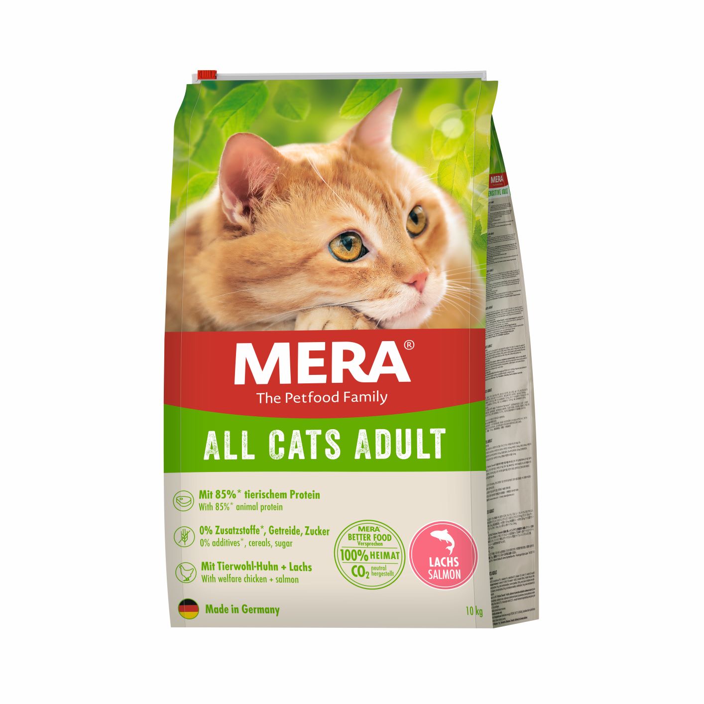 Artikel mit dem Namen Mera Cats All Cats Lachs im Shop von zoo.de , dem Onlineshop für nachhaltiges Hundefutter und Katzenfutter.