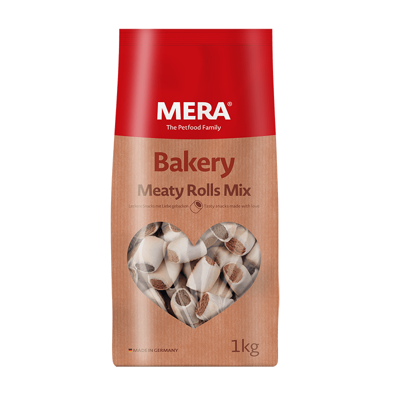 Artikel mit dem Namen MERA Bakery MeatyRolls Mix im Shop von zoo.de , dem Onlineshop für nachhaltiges Hundefutter und Katzenfutter.