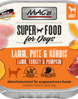 Artikel mit dem Namen MAC's Dog Lamm & Pute im Shop von zoo.de , dem Onlineshop für nachhaltiges Hundefutter und Katzenfutter.