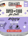 Artikel mit dem Namen MAC's Cat Vetcare Urinary Pute & Rind im Shop von zoo.de , dem Onlineshop für nachhaltiges Hundefutter und Katzenfutter.