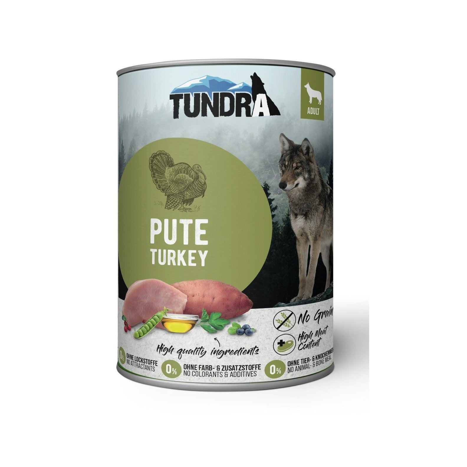 Artikel mit dem Namen Tundra Dog Pute Dose im Shop von zoo.de , dem Onlineshop für nachhaltiges Hundefutter und Katzenfutter.