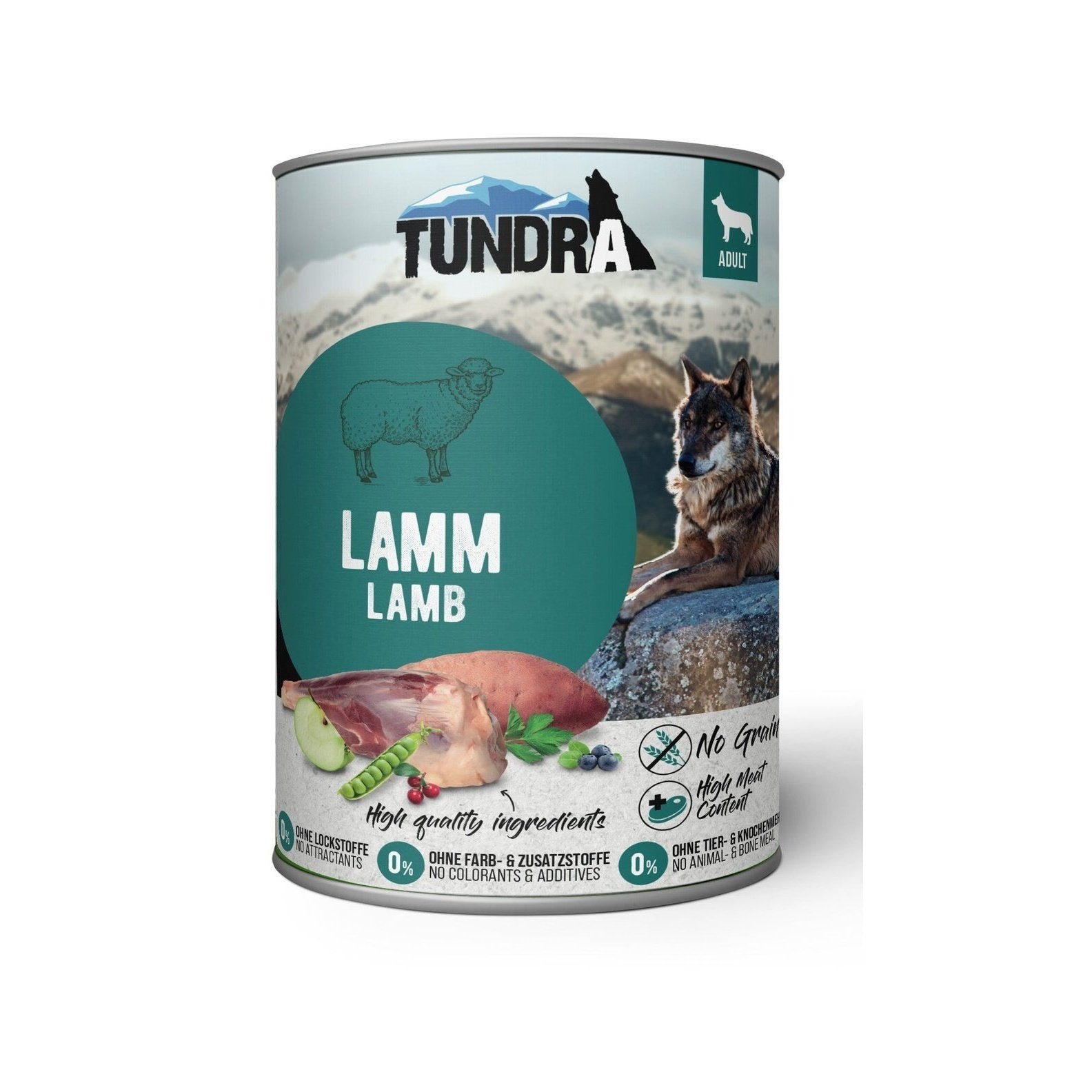 Artikel mit dem Namen Tundra Dog Lamm Dose im Shop von zoo.de , dem Onlineshop für nachhaltiges Hundefutter und Katzenfutter.