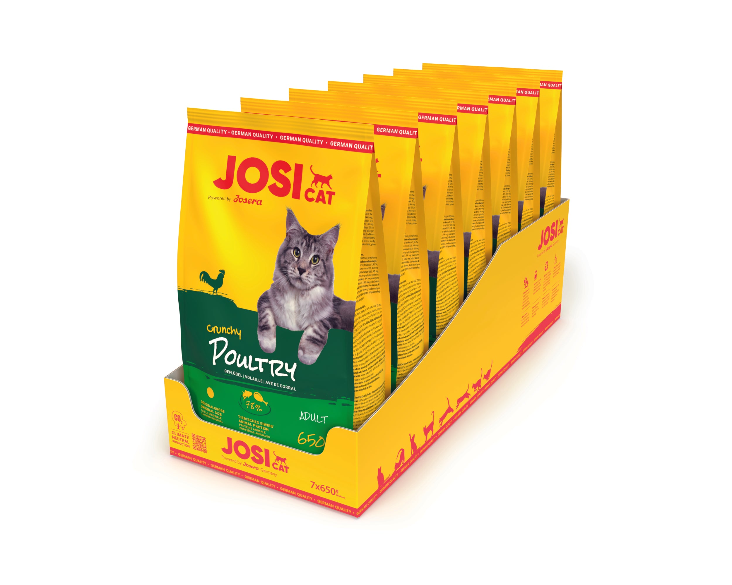 Artikel mit dem Namen JosiCat Poultry im Shop von zoo.de , dem Onlineshop für nachhaltiges Hundefutter und Katzenfutter.