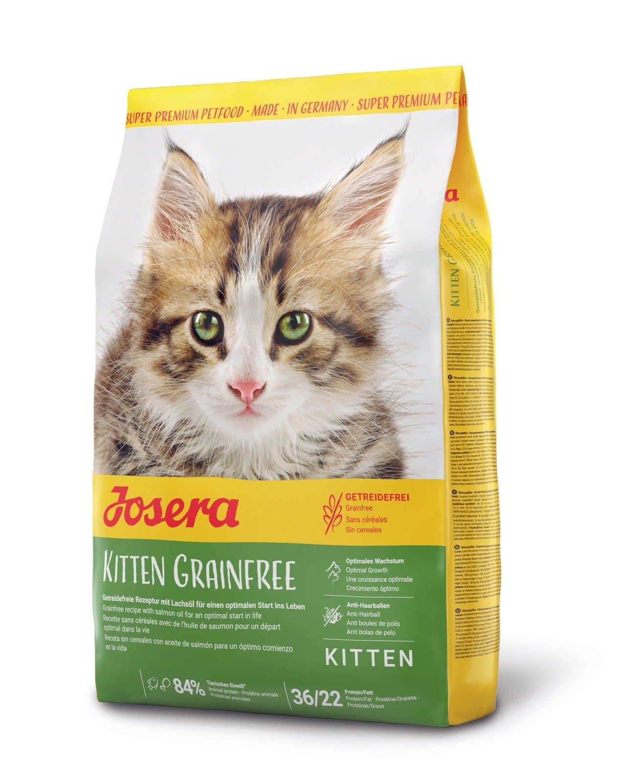 Artikel mit dem Namen Josera Kitten Grainfree im Shop von zoo.de , dem Onlineshop für nachhaltiges Hundefutter und Katzenfutter.