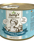 Artikel mit dem Namen Betty's Katze Känguru Kartoffeln und Geflügel im Shop von zoo.de , dem Onlineshop für nachhaltiges Hundefutter und Katzenfutter.