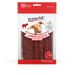 Artikel mit dem Namen Dokas Lammfleisch getrocknet im Shop von zoo.de , dem Onlineshop für nachhaltiges Hundefutter und Katzenfutter.