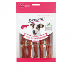 Artikel mit dem Namen Dokas 5cm Kauknochen im Shop von zoo.de , dem Onlineshop für nachhaltiges Hundefutter und Katzenfutter.
