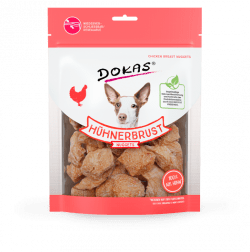Artikel mit dem Namen Dokas Nuggets im Shop von zoo.de , dem Onlineshop für nachhaltiges Hundefutter und Katzenfutter.