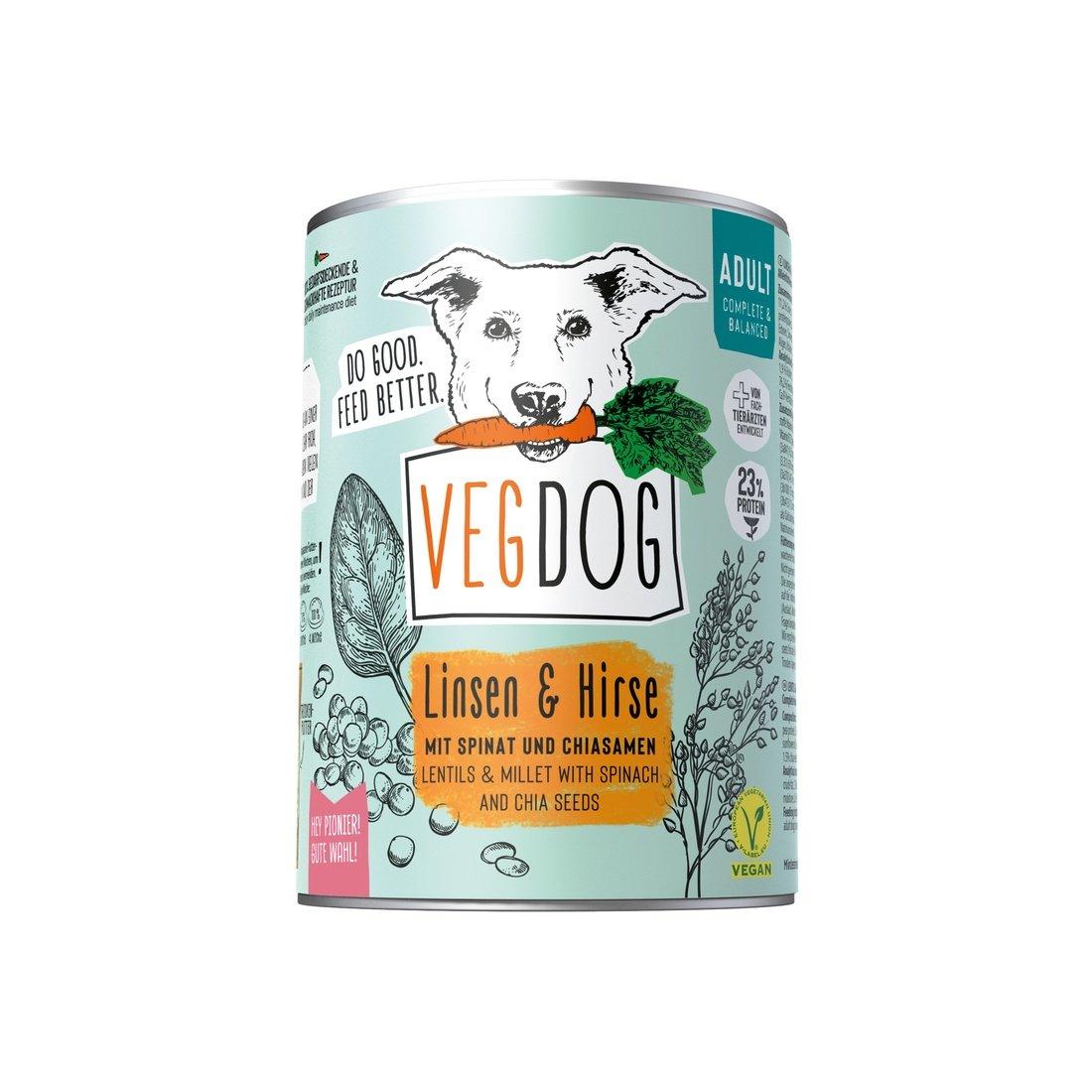 Artikel mit dem Namen VegDog Adult No1 im Shop von zoo.de , dem Onlineshop für nachhaltiges Hundefutter und Katzenfutter.