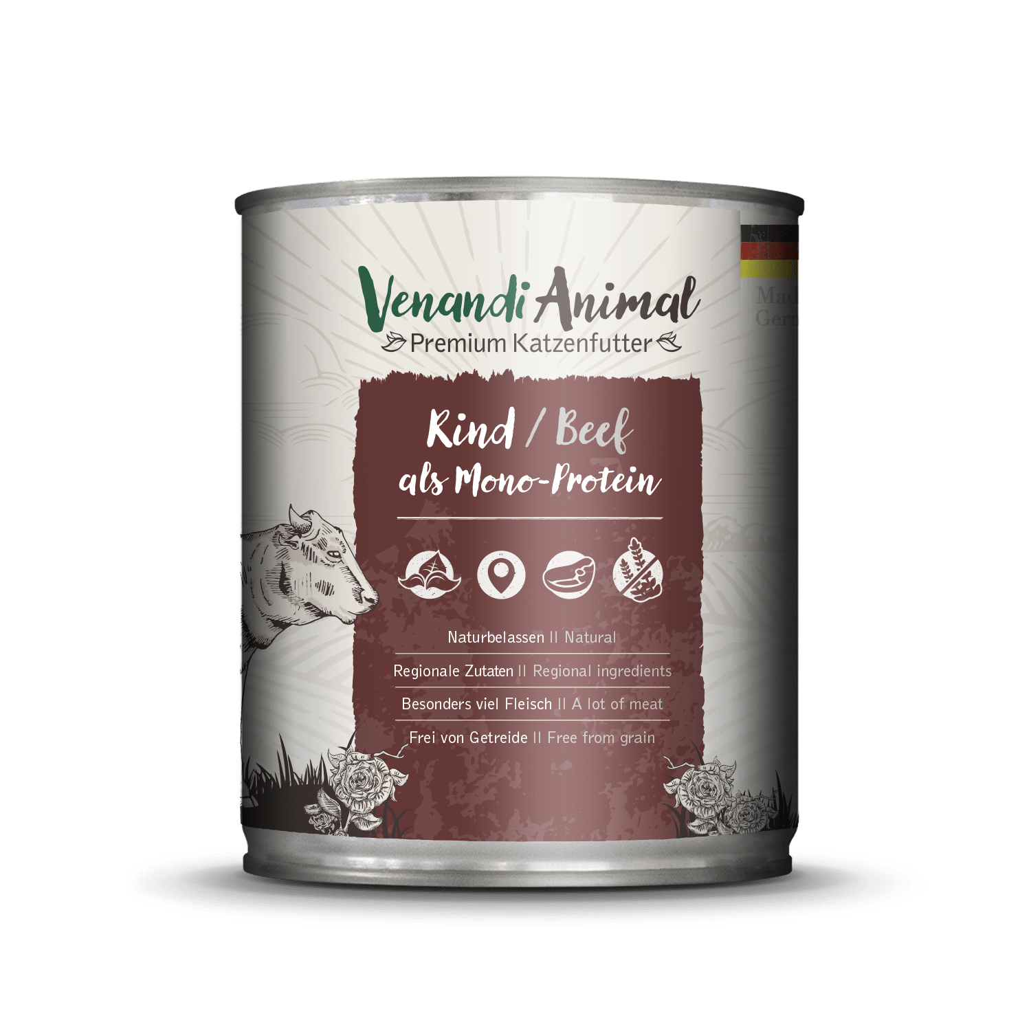 Artikel mit dem Namen Venandi Animal - Rind als Monoprotein im Shop von zoo.de , dem Onlineshop für nachhaltiges Hundefutter und Katzenfutter.