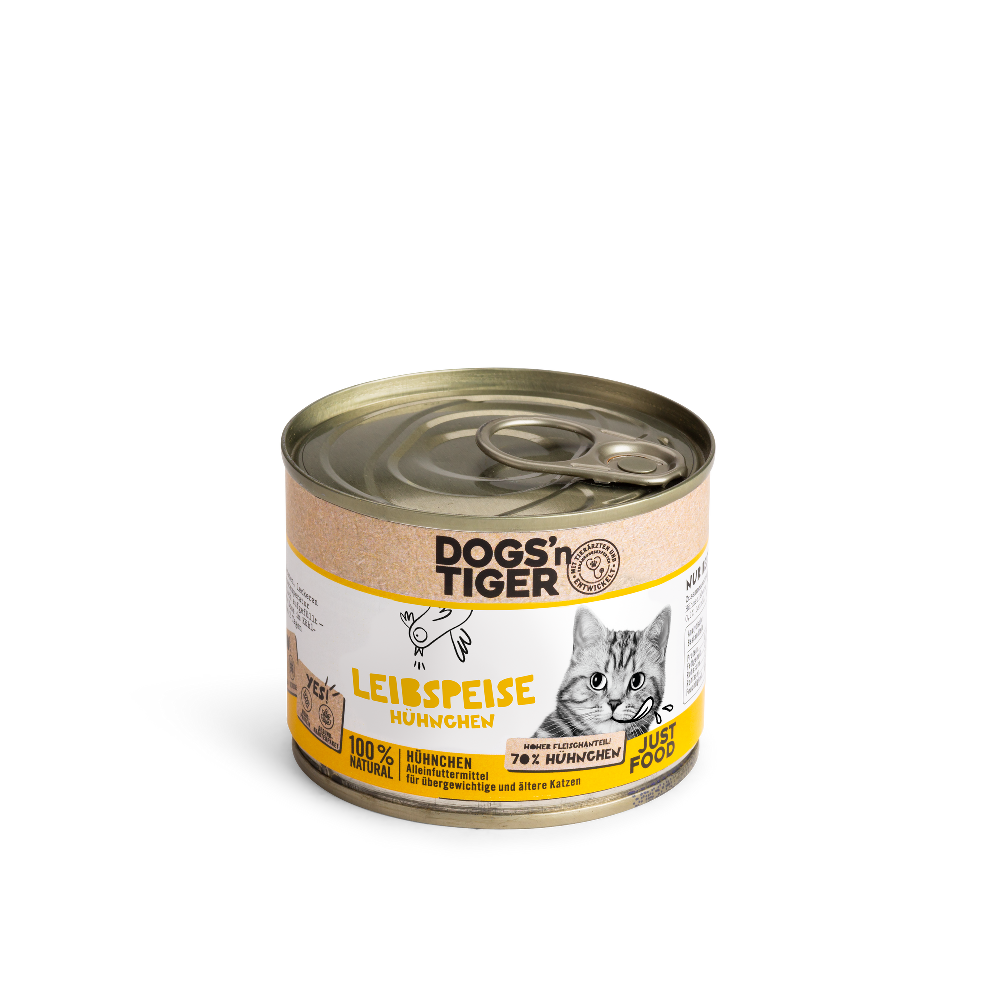Artikel mit dem Namen Dogs'n Tiger Katze Leibspeise im Shop von zoo.de , dem Onlineshop für nachhaltiges Hundefutter und Katzenfutter.