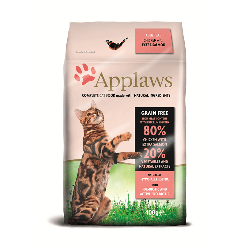 Artikel mit dem Namen Applaws Cat Trockenfutter Huhn &amp; Lachs im Shop von zoo.de , dem Onlineshop für nachhaltiges Hundefutter und Katzenfutter.