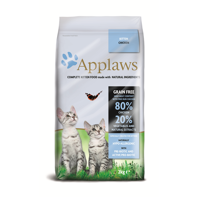 Artikel mit dem Namen Applaws Cat Trockenfutter Kitten im Shop von zoo.de , dem Onlineshop für nachhaltiges Hundefutter und Katzenfutter.