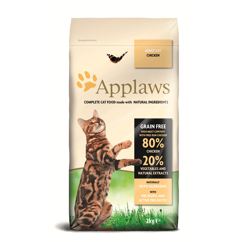 Artikel mit dem Namen Applaws Cat Trockenfutter Huhn im Shop von zoo.de , dem Onlineshop für nachhaltiges Hundefutter und Katzenfutter.