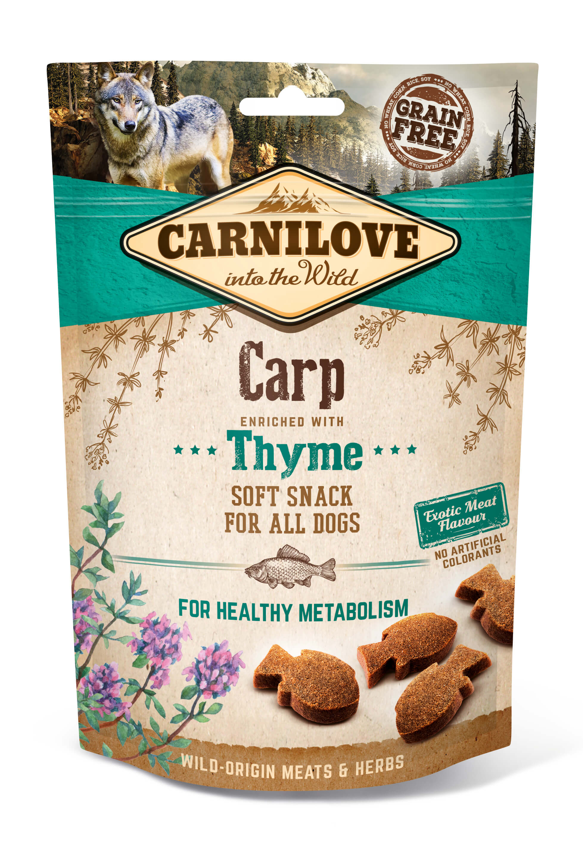 Artikel mit dem Namen Carnilove Dog Soft Snack - Karpfen im Shop von zoo.de , dem Onlineshop für nachhaltiges Hundefutter und Katzenfutter.