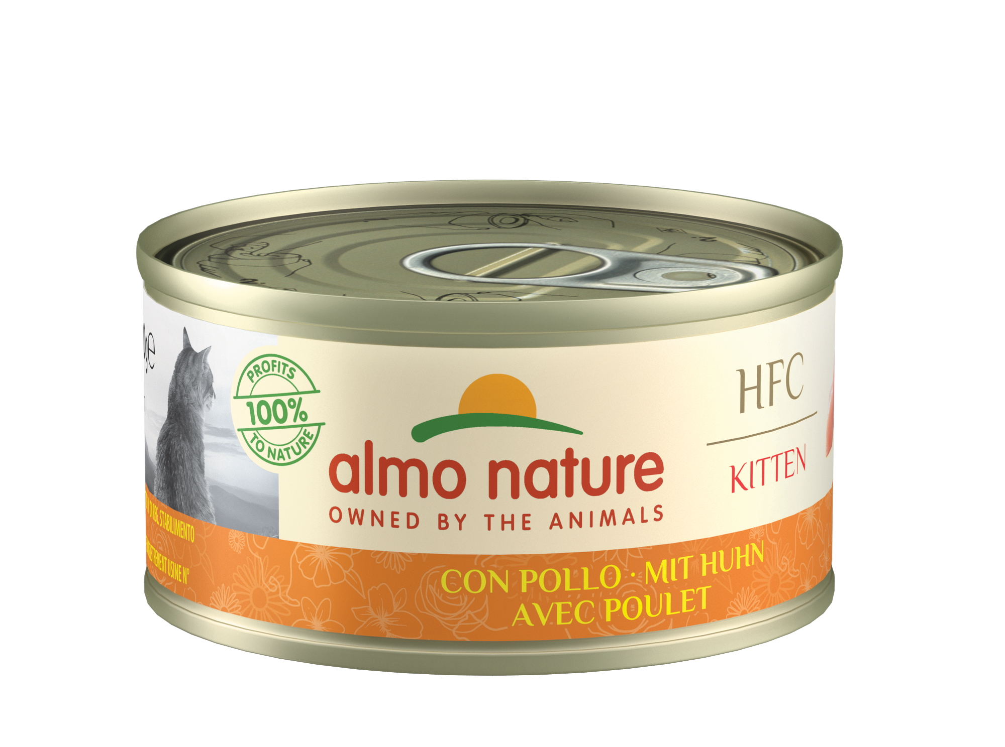 Artikel mit dem Namen Almo Nature HFC - Kitten Huhn im Shop von zoo.de , dem Onlineshop für nachhaltiges Hundefutter und Katzenfutter.