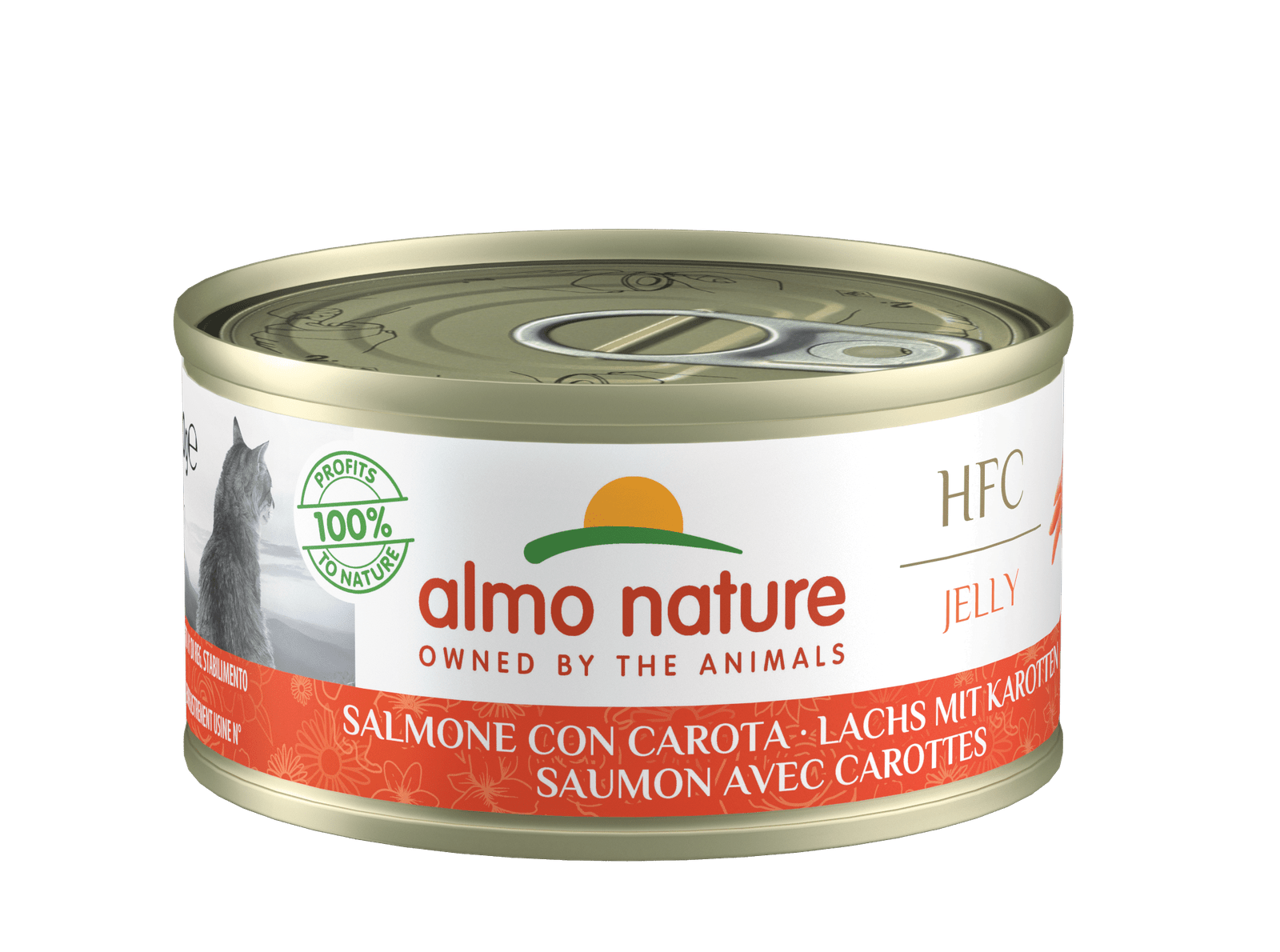 Artikel mit dem Namen Almo Nature HFC - Lachs mit Karrotte Jelly im Shop von zoo.de , dem Onlineshop für nachhaltiges Hundefutter und Katzenfutter.