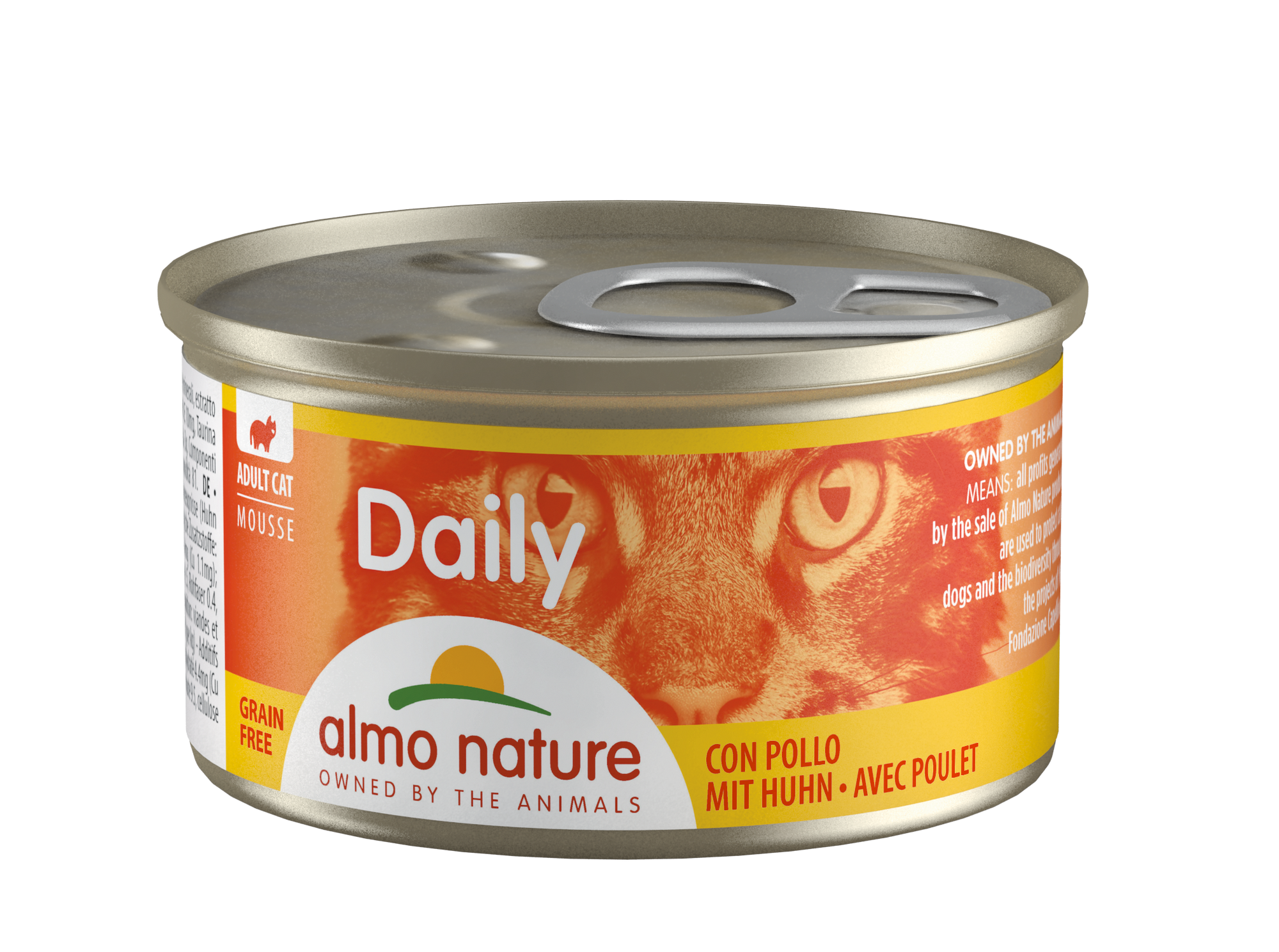 Artikel mit dem Namen Almo Nature Cat Daily Menu Mousse Huhn im Shop von zoo.de , dem Onlineshop für nachhaltiges Hundefutter und Katzenfutter.