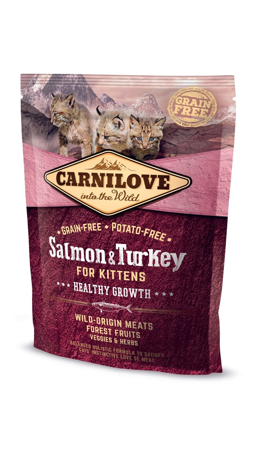 Artikel mit dem Namen Carnilove Cat Kitten - Lachs &amp; Truthahn im Shop von zoo.de , dem Onlineshop für nachhaltiges Hundefutter und Katzenfutter.