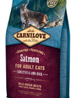 Artikel mit dem Namen Carnilove Cat Adult - Lachs im Shop von zoo.de , dem Onlineshop für nachhaltiges Hundefutter und Katzenfutter.
