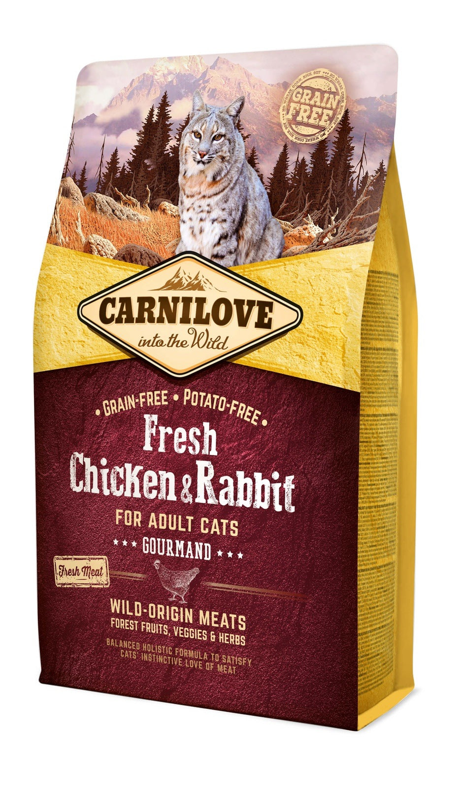 Artikel mit dem Namen Carnilove Cat Adult Fresh - Gourmand im Shop von zoo.de , dem Onlineshop für nachhaltiges Hundefutter und Katzenfutter.