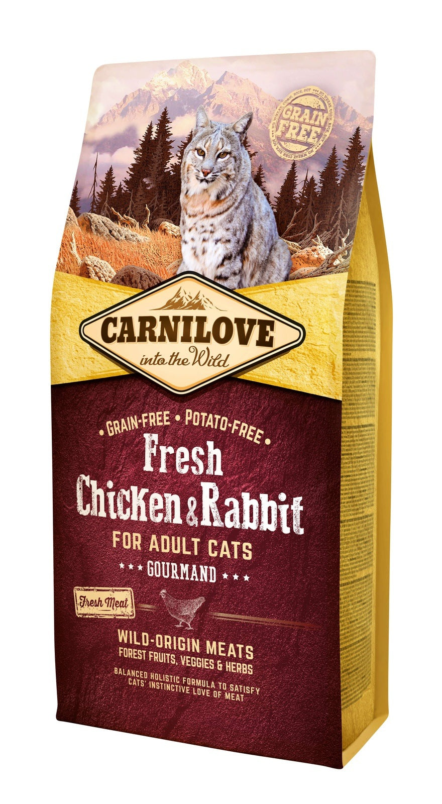 Artikel mit dem Namen Carnilove Cat Adult Fresh - Gourmand im Shop von zoo.de , dem Onlineshop für nachhaltiges Hundefutter und Katzenfutter.