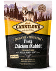 Artikel mit dem Namen Carnilove Dog Adult Fresh - Huhn & Kaninchen im Shop von zoo.de , dem Onlineshop für nachhaltiges Hundefutter und Katzenfutter.