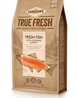 Artikel mit dem Namen Carnilove Adult True Fresh - Frischer Fisch im Shop von zoo.de , dem Onlineshop für nachhaltiges Hundefutter und Katzenfutter.