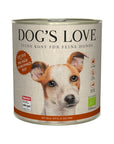 Artikel mit dem Namen DOG'S LOVE BIO Rind im Shop von zoo.de , dem Onlineshop für nachhaltiges Hundefutter und Katzenfutter.