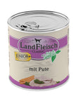Artikel mit dem Namen LandFleisch Classic Junior Pute mit Frischgemüse im Shop von zoo.de , dem Onlineshop für nachhaltiges Hundefutter und Katzenfutter.