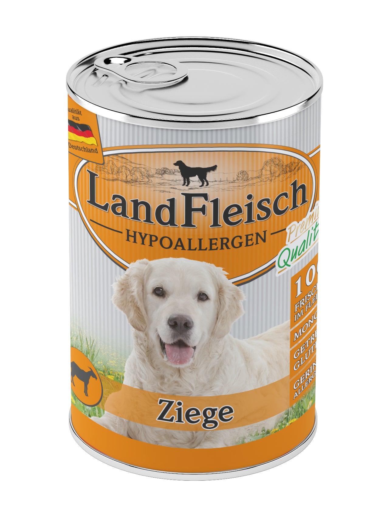 Artikel mit dem Namen LandFleisch Hypoallergen Ziege im Shop von zoo.de , dem Onlineshop für nachhaltiges Hundefutter und Katzenfutter.
