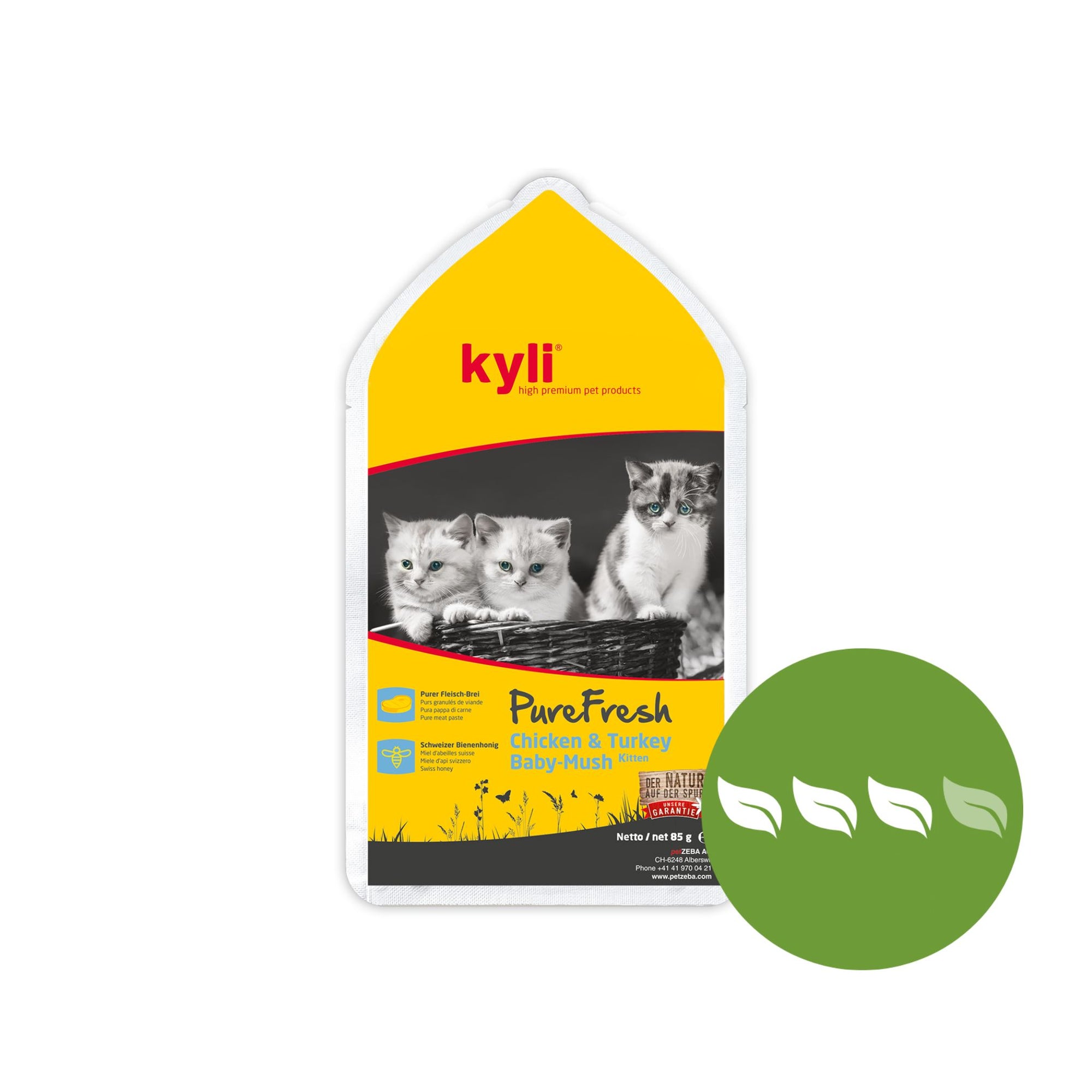 Artikel mit dem Namen kyli PureFresh Babymush im Shop von zoo.de , dem Onlineshop für nachhaltiges Hundefutter und Katzenfutter.