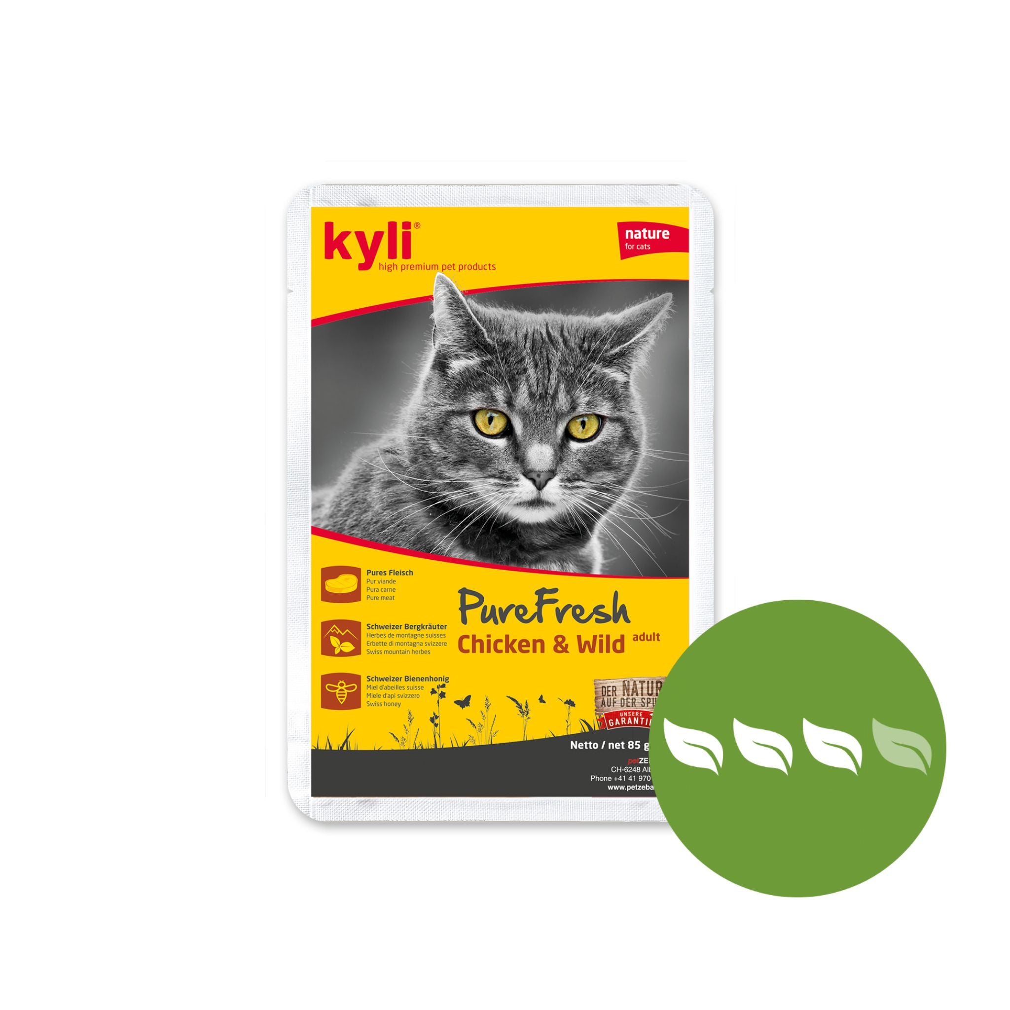 Artikel mit dem Namen kyli PureFresh Chicken&Wild im Shop von zoo.de , dem Onlineshop für nachhaltiges Hundefutter und Katzenfutter.