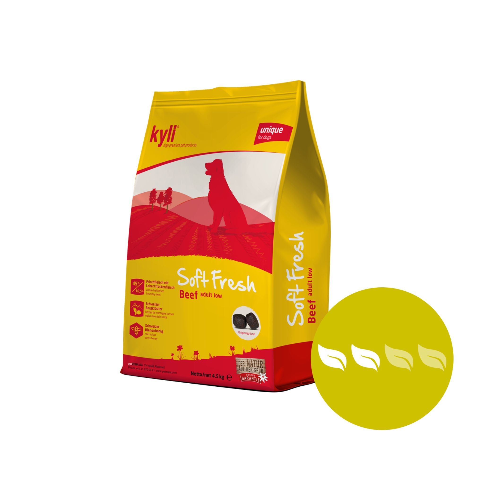 Artikel mit dem Namen kyli SoftFresh Beef im Shop von zoo.de , dem Onlineshop für nachhaltiges Hundefutter und Katzenfutter.