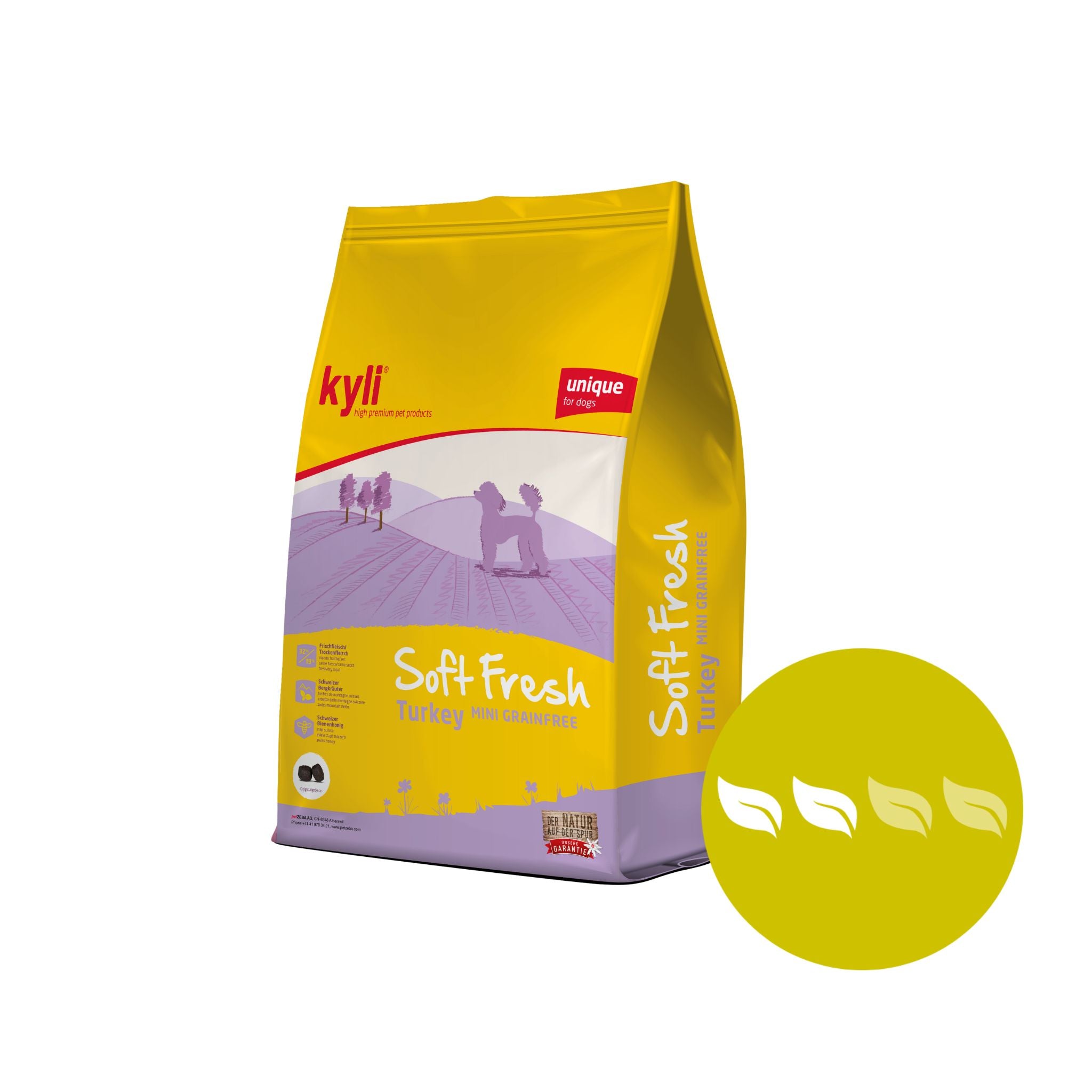 Artikel mit dem Namen kyli SoftFresh Turkey Mini im Shop von zoo.de , dem Onlineshop für nachhaltiges Hundefutter und Katzenfutter.