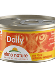 Artikel mit dem Namen Almo Nature Cat Daily Menu Mousse Huhn im Shop von zoo.de , dem Onlineshop für nachhaltiges Hundefutter und Katzenfutter.