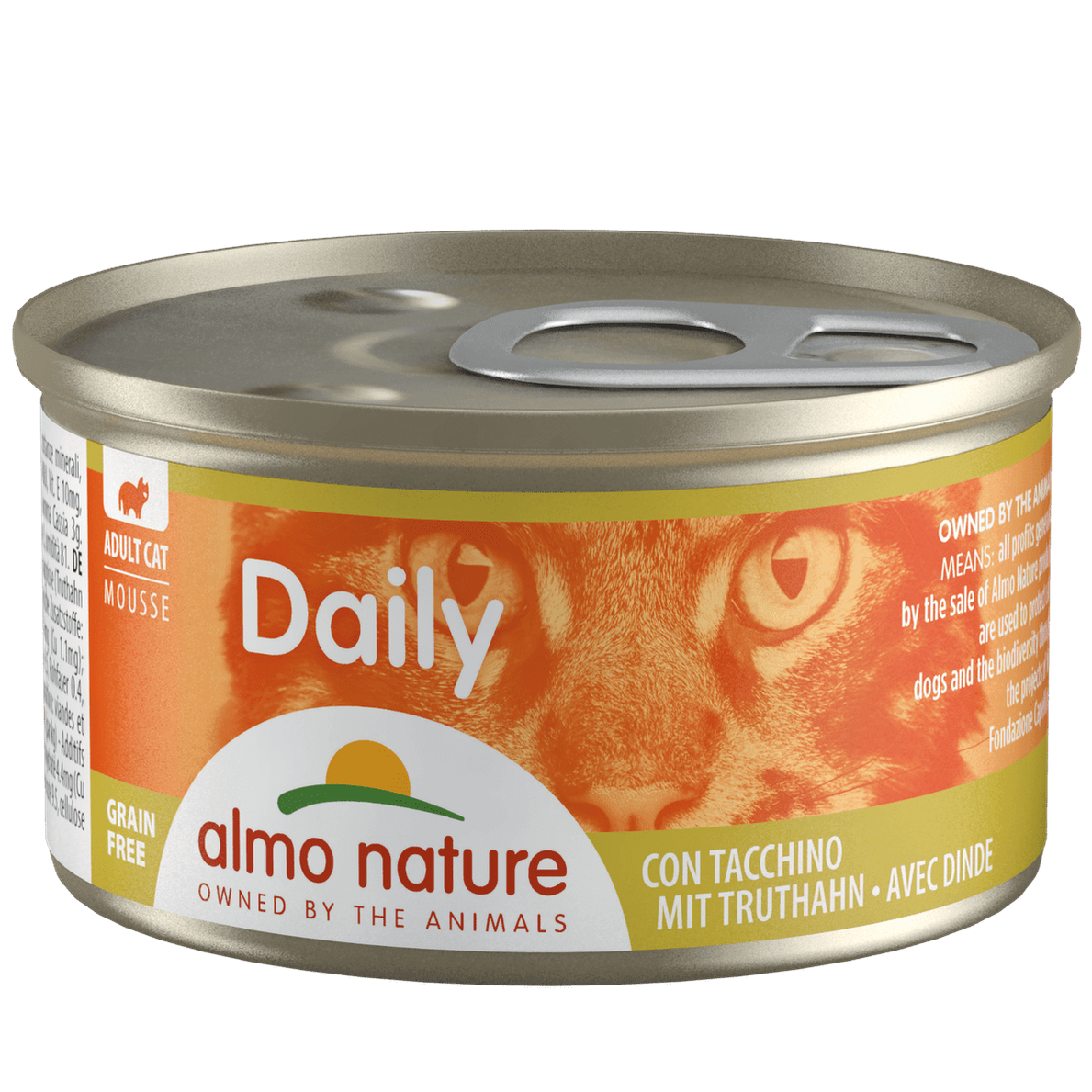 Artikel mit dem Namen Almo Nature Cat Daily Menu Mousse Truthahn im Shop von zoo.de , dem Onlineshop für nachhaltiges Hundefutter und Katzenfutter.