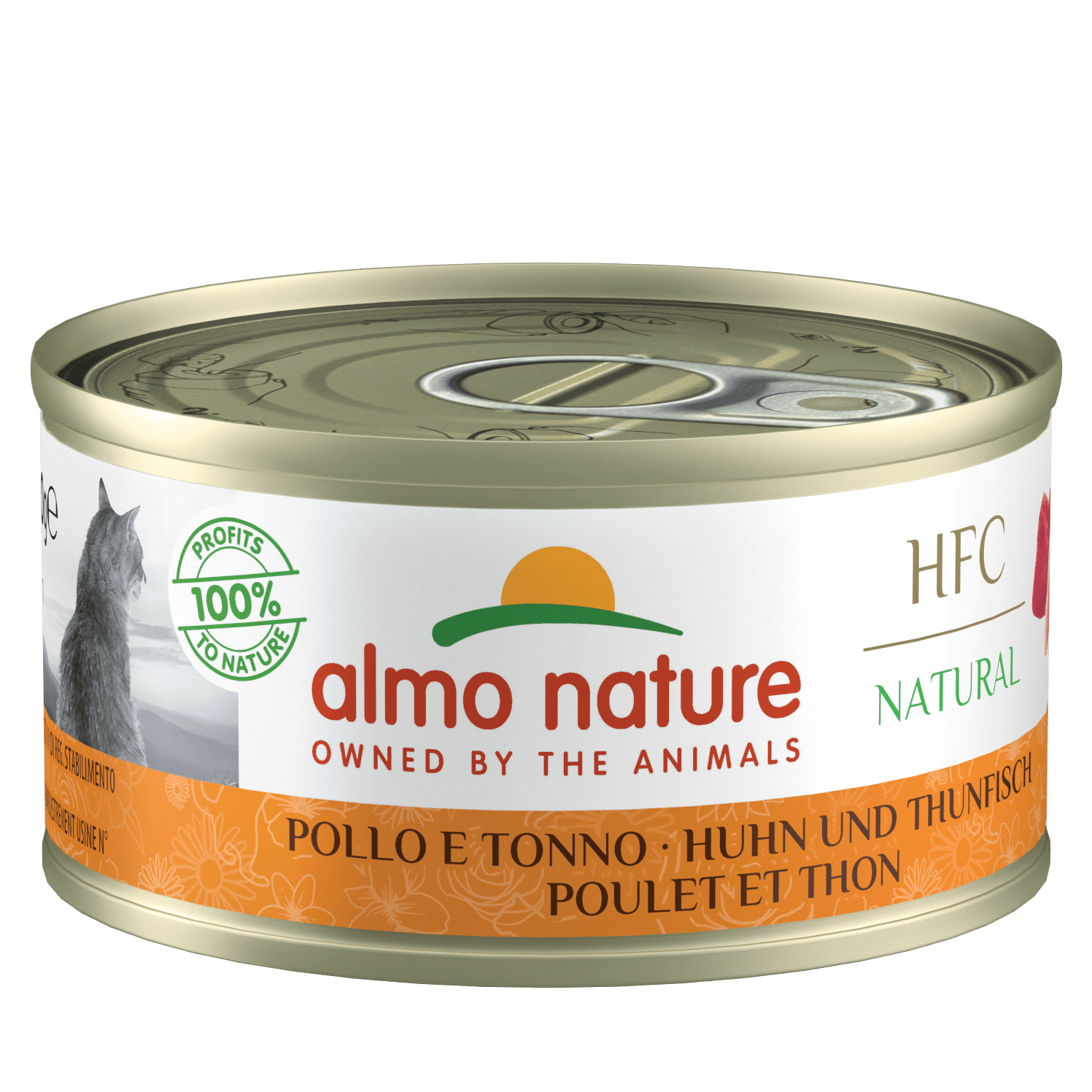 Artikel mit dem Namen Almo Nature HFC - Huhn und Thunfisch im Shop von zoo.de , dem Onlineshop für nachhaltiges Hundefutter und Katzenfutter.