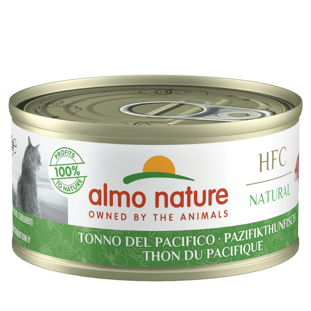 Artikel mit dem Namen Almo Nature HFC Pazifikthunfisch im Shop von zoo.de , dem Onlineshop für nachhaltiges Hundefutter und Katzenfutter.