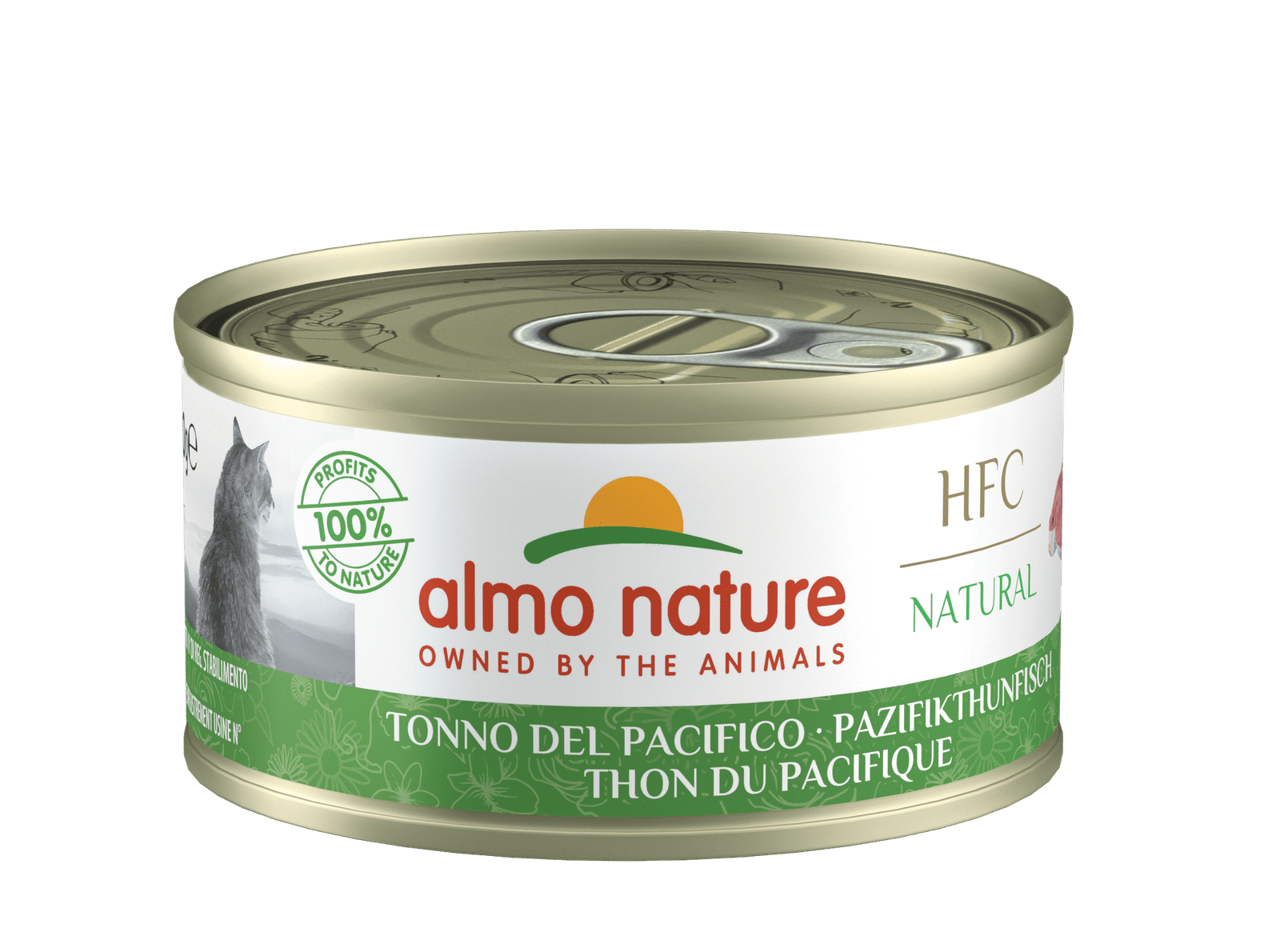 Artikel mit dem Namen Almo Nature HFC Pazifikthunfisch im Shop von zoo.de , dem Onlineshop für nachhaltiges Hundefutter und Katzenfutter.